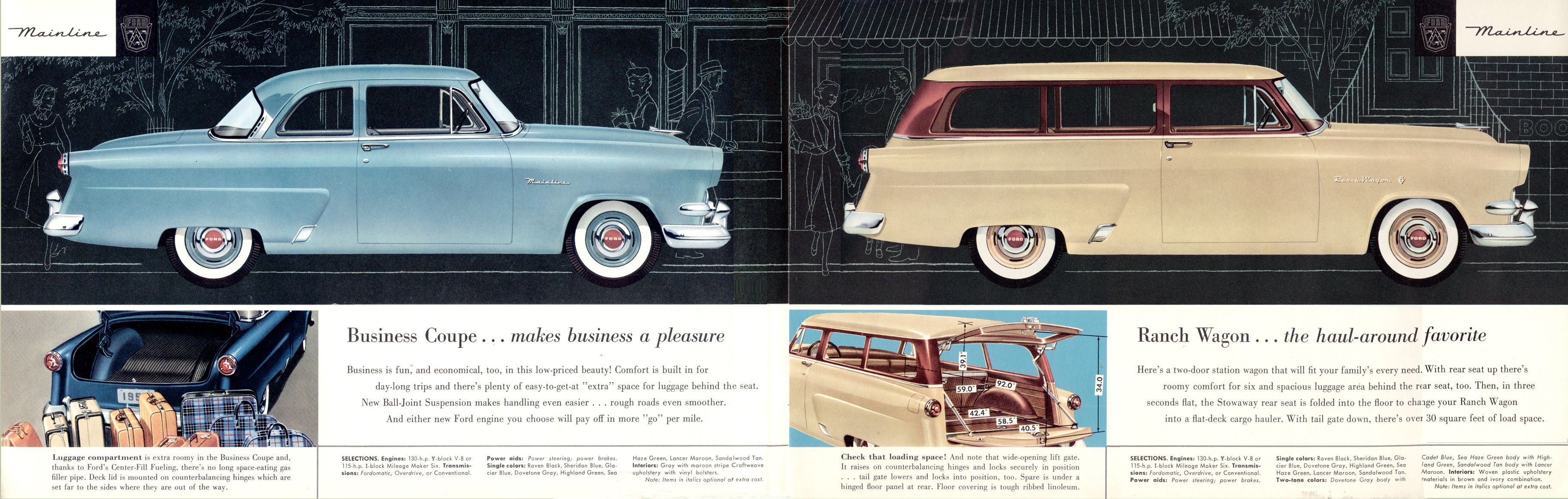 1954 Ford Brochure Page 4